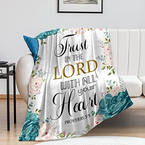 Christian Faith Blanket – Uplifting Religious Gift for Women