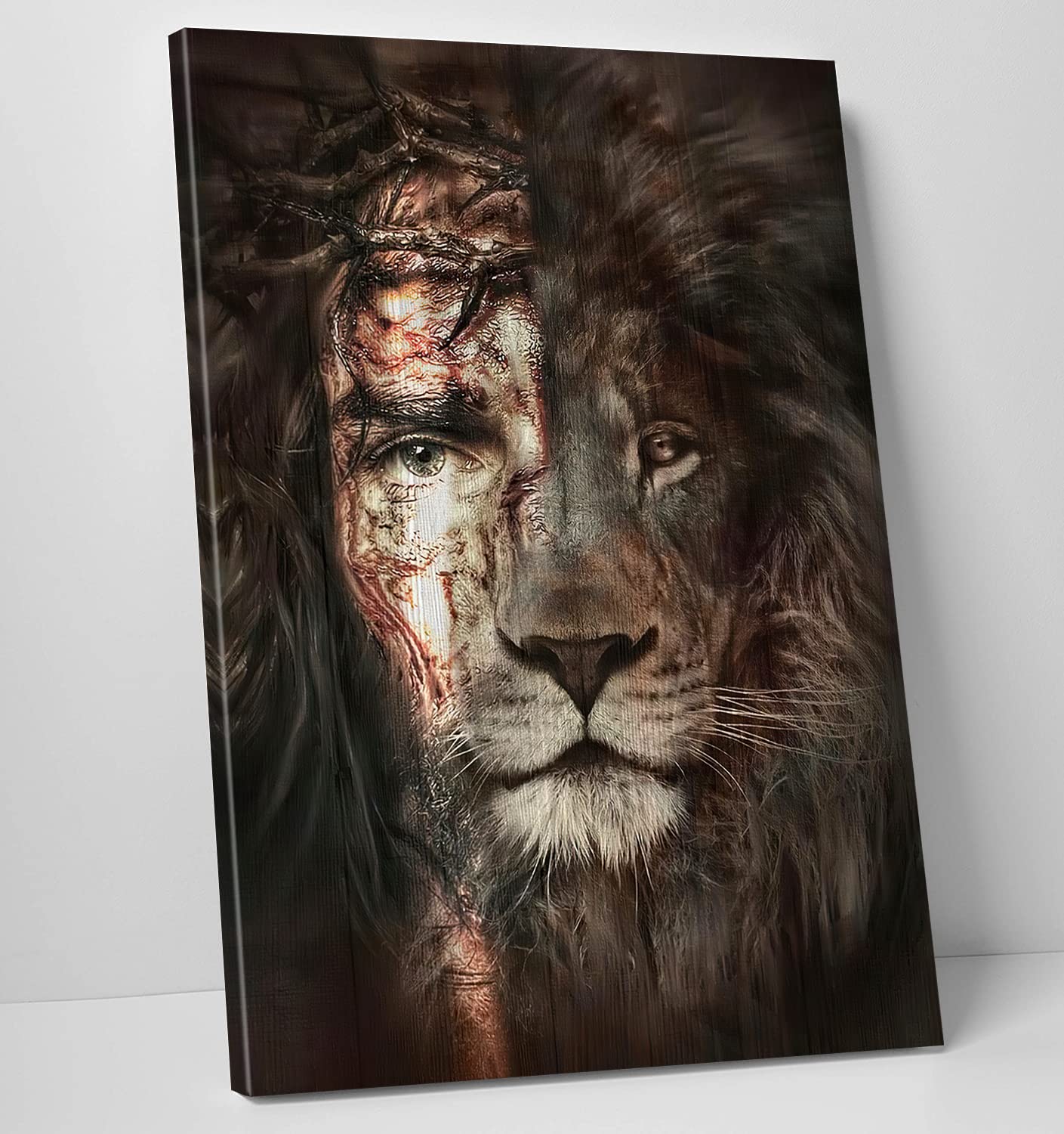 Jesus & Lion Wall Art