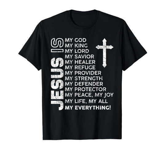 Christian Men Boys Kids Jesus T-Shirt